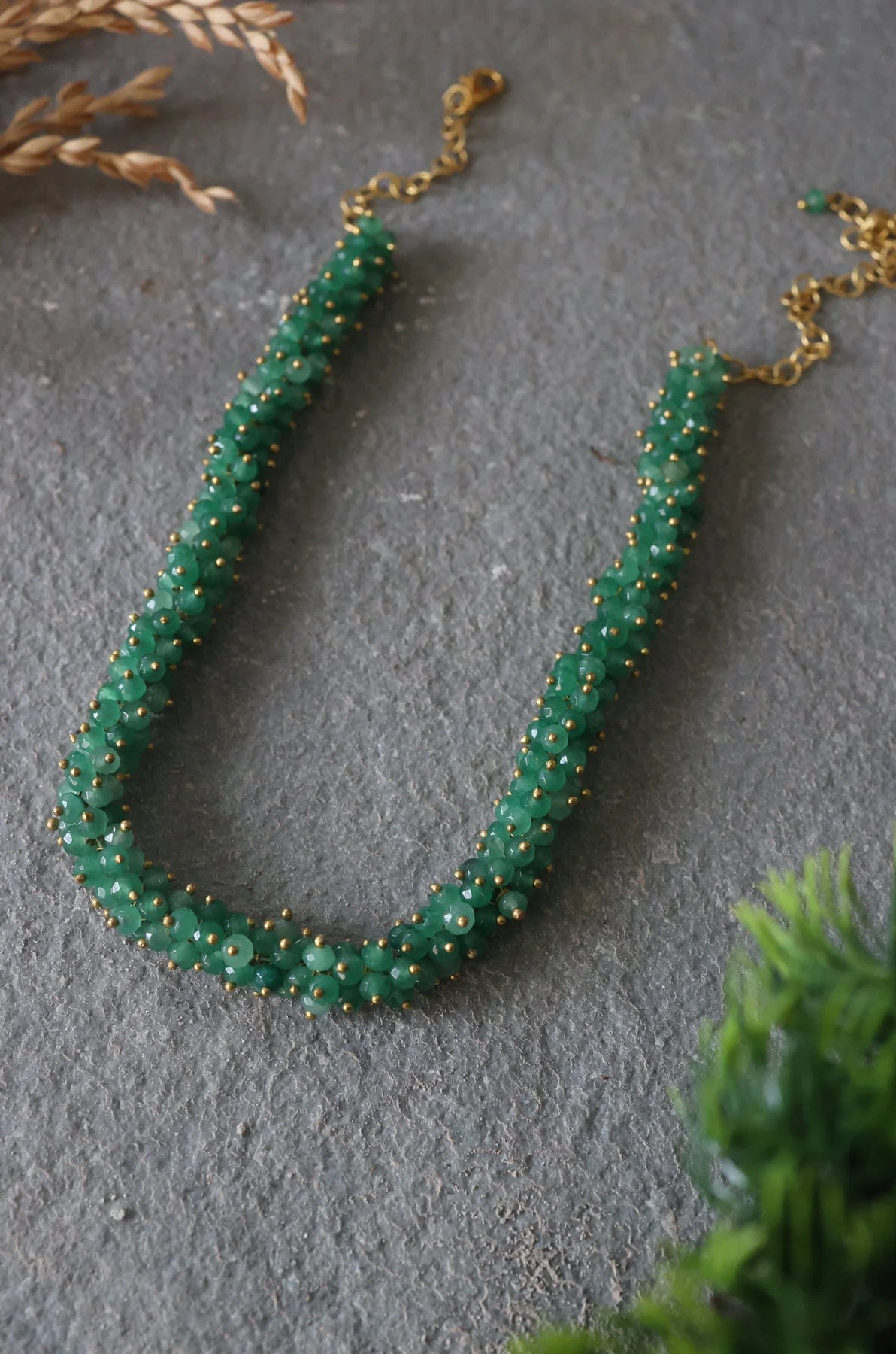 Renne Green Necklace