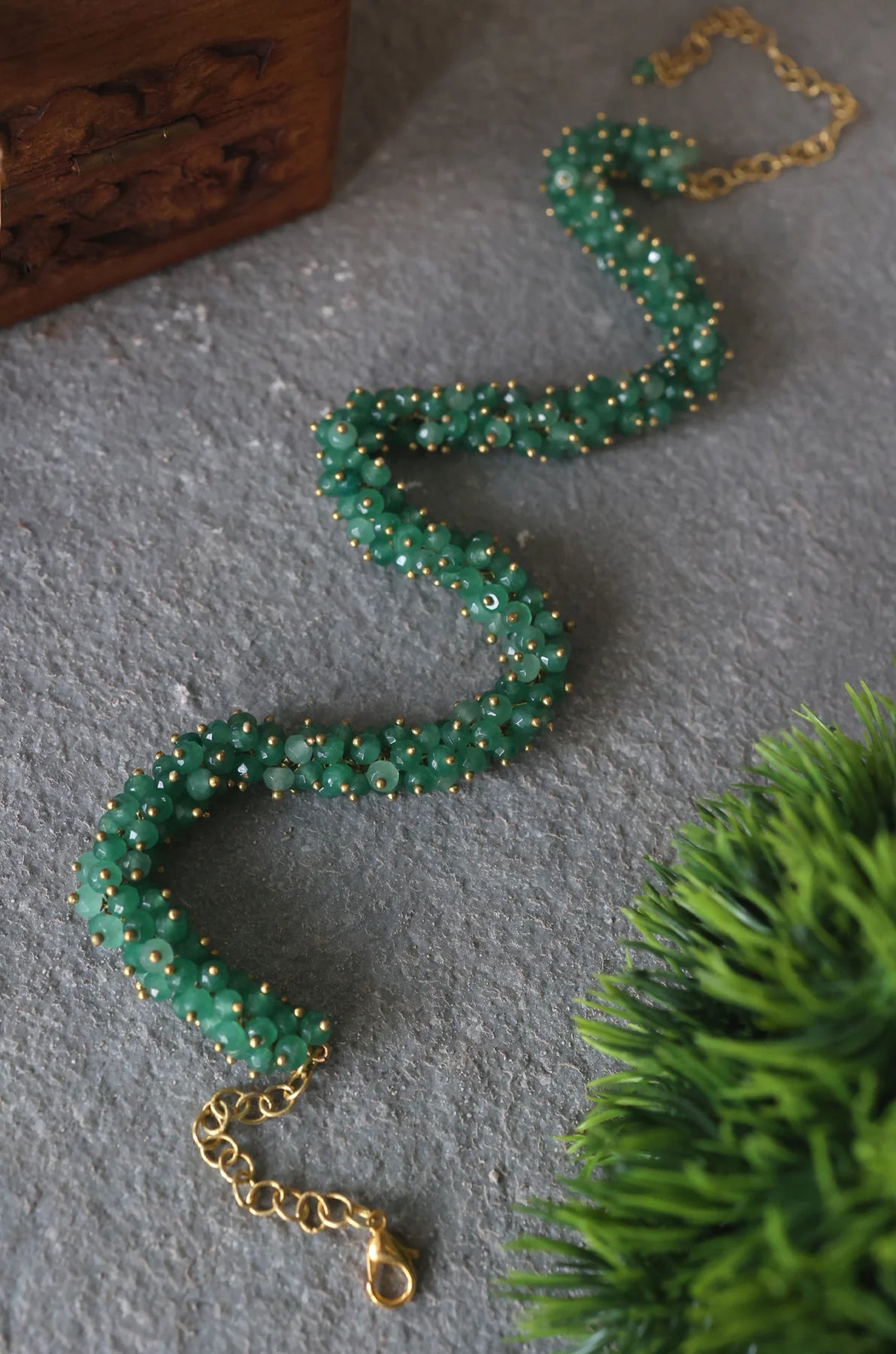 Renne Green Necklace