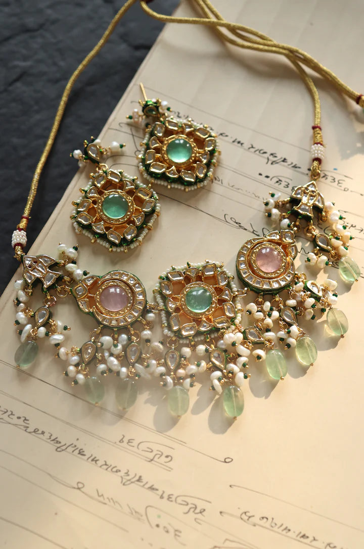 Chaya Kundan Necklace Set