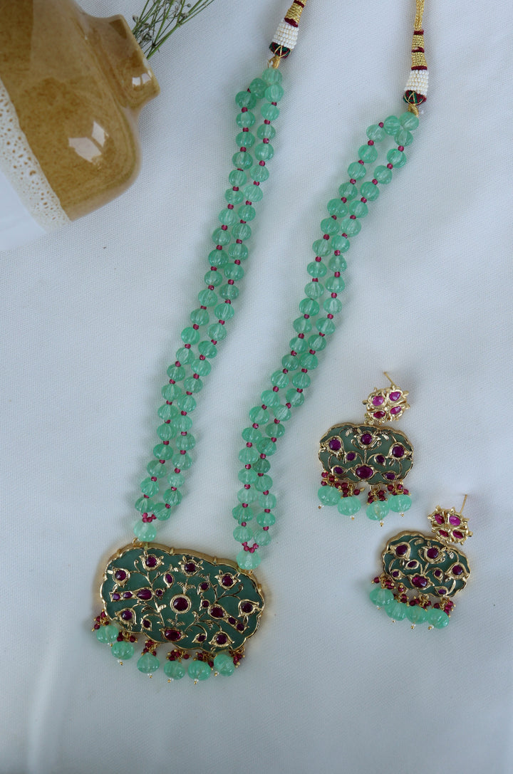 Aldina Meenakari Necklace Set