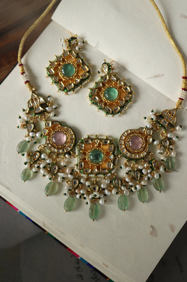 Chaya Kundan Necklace Set