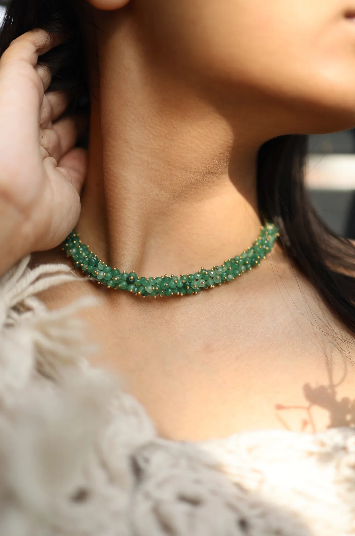 Renne Green Necklace