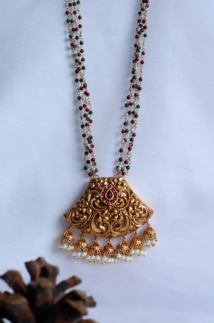 Vanya Temple Work Necklace