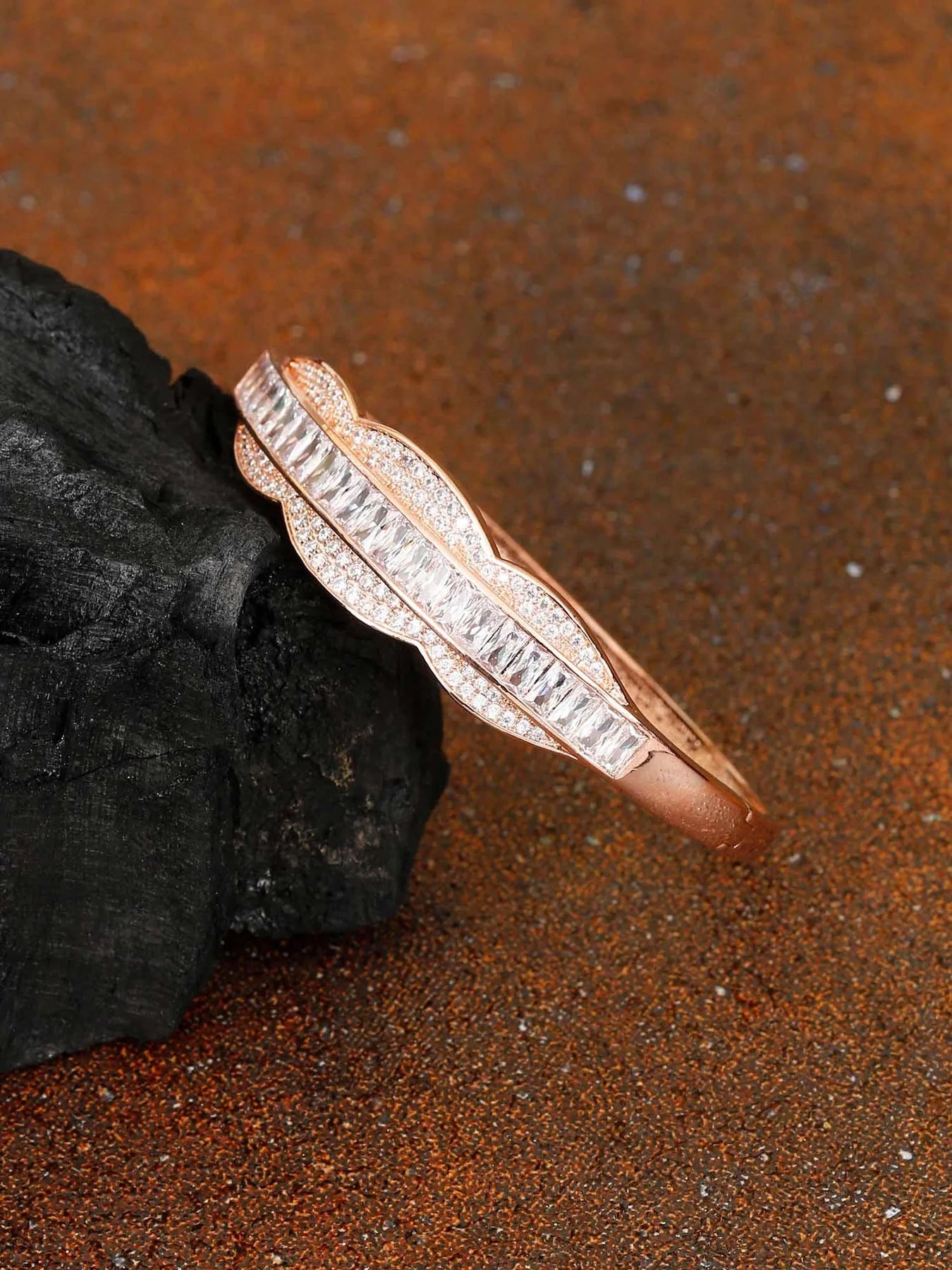 ROSE GOLD VANESSA ZIRCONIA BRACELET