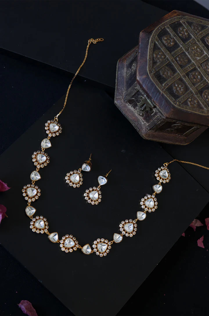 Aakira Polki Necklace Set