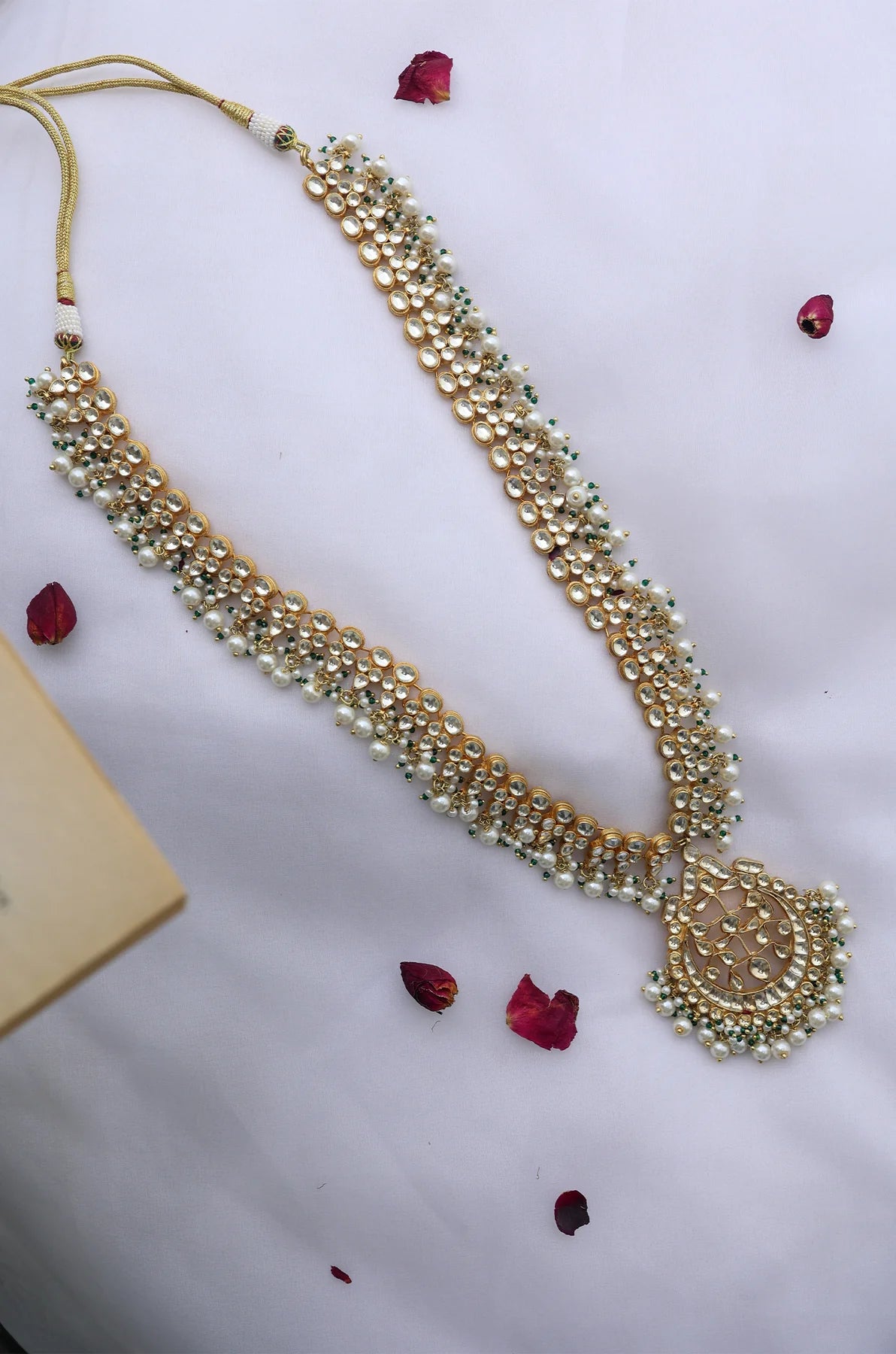 Alaia Kundan Pearl Necklace