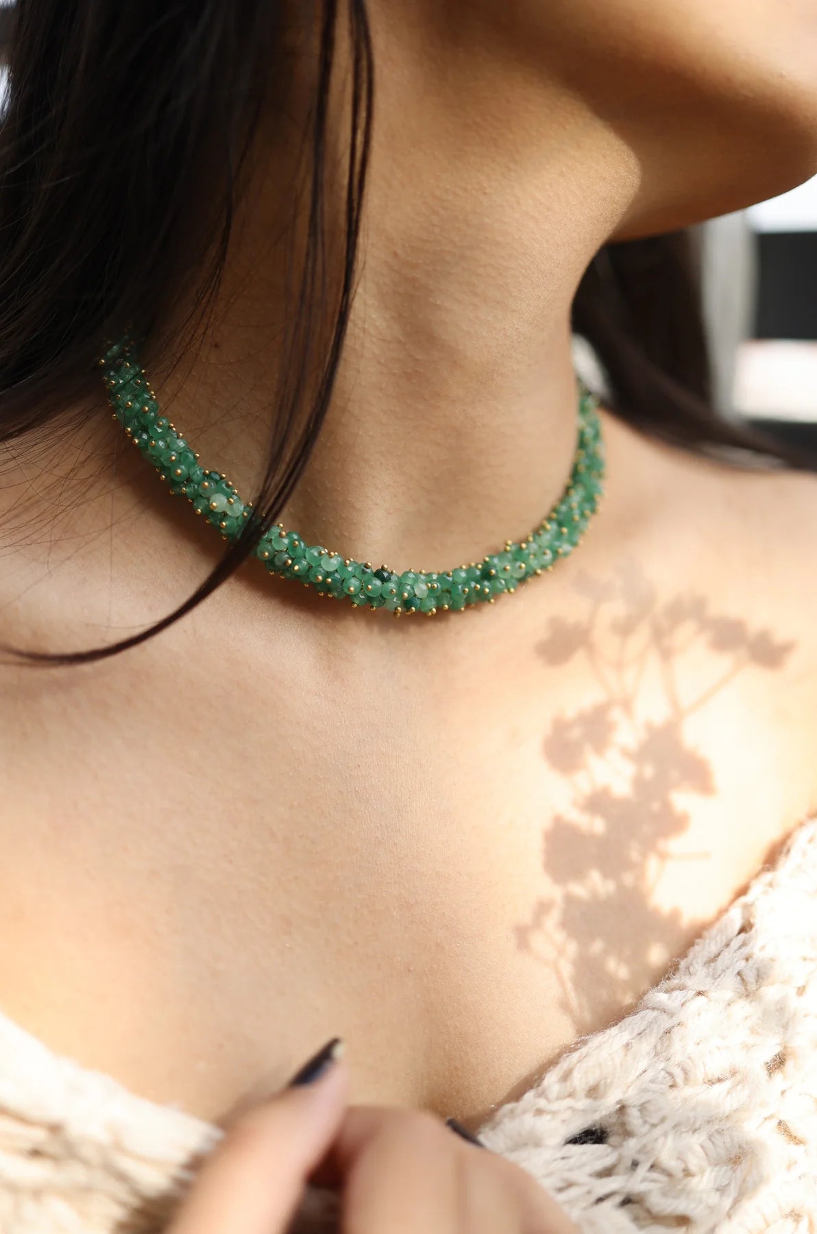 Renne Green Necklace