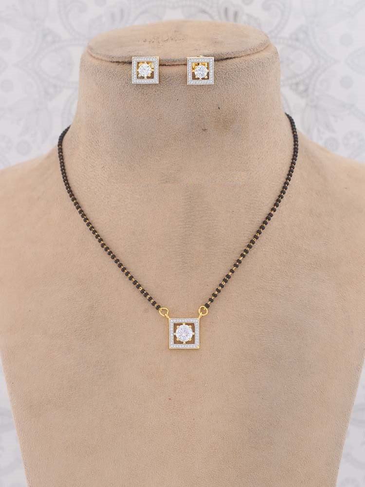 Golden Alizee Mangalsutra Set