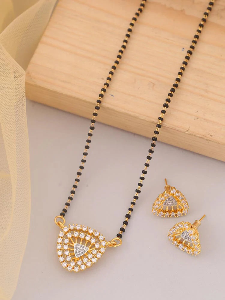 GOLDEN AMBRE MANGALSUTRA SET