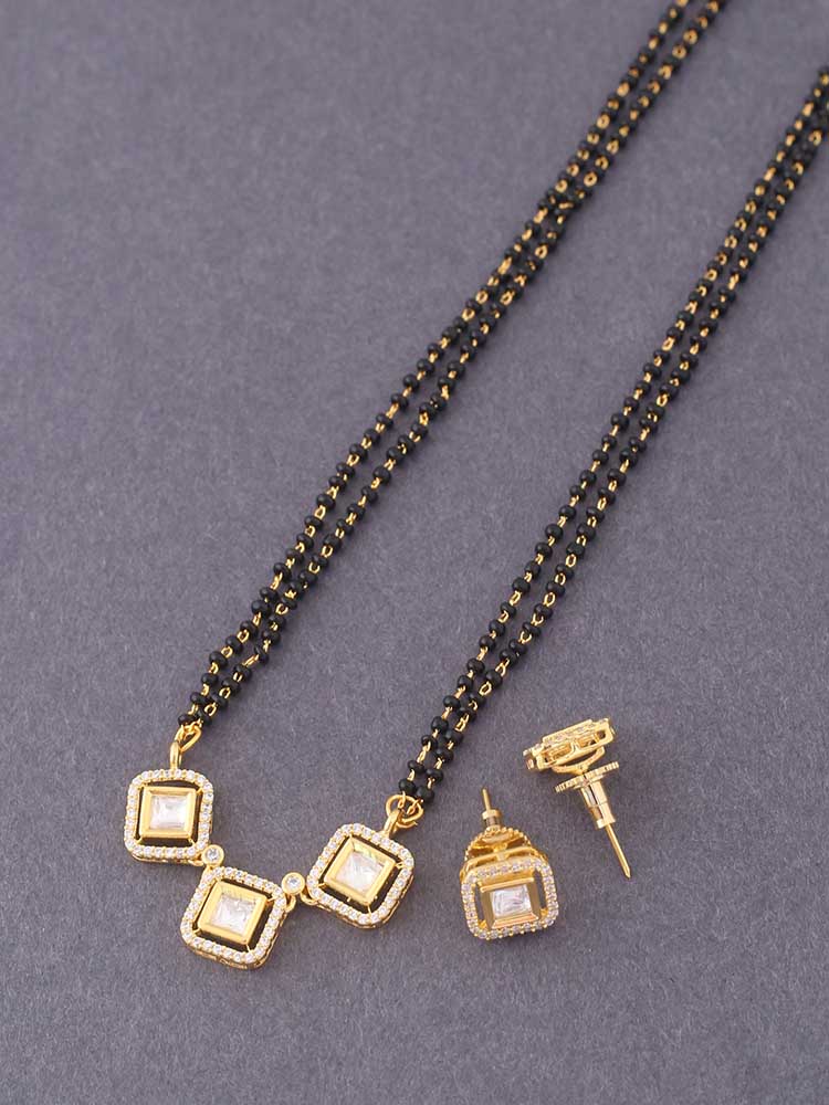 GOLDEN AVRIL MANGALSUTRA SET