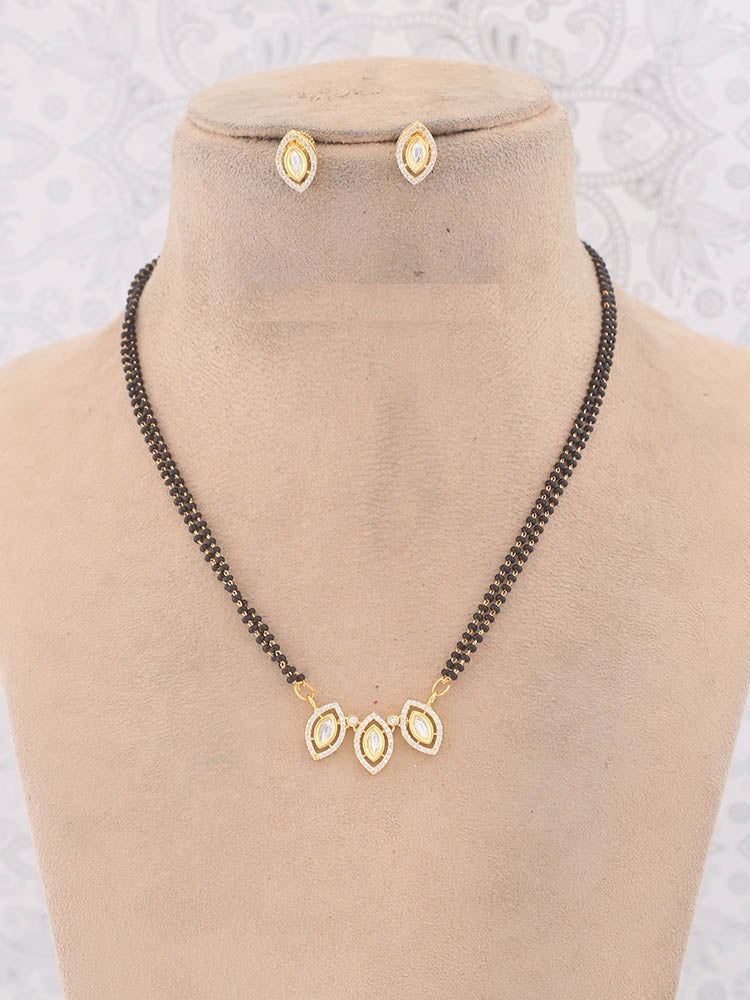 GOLDEN AVRIL MANGALSUTRA SET