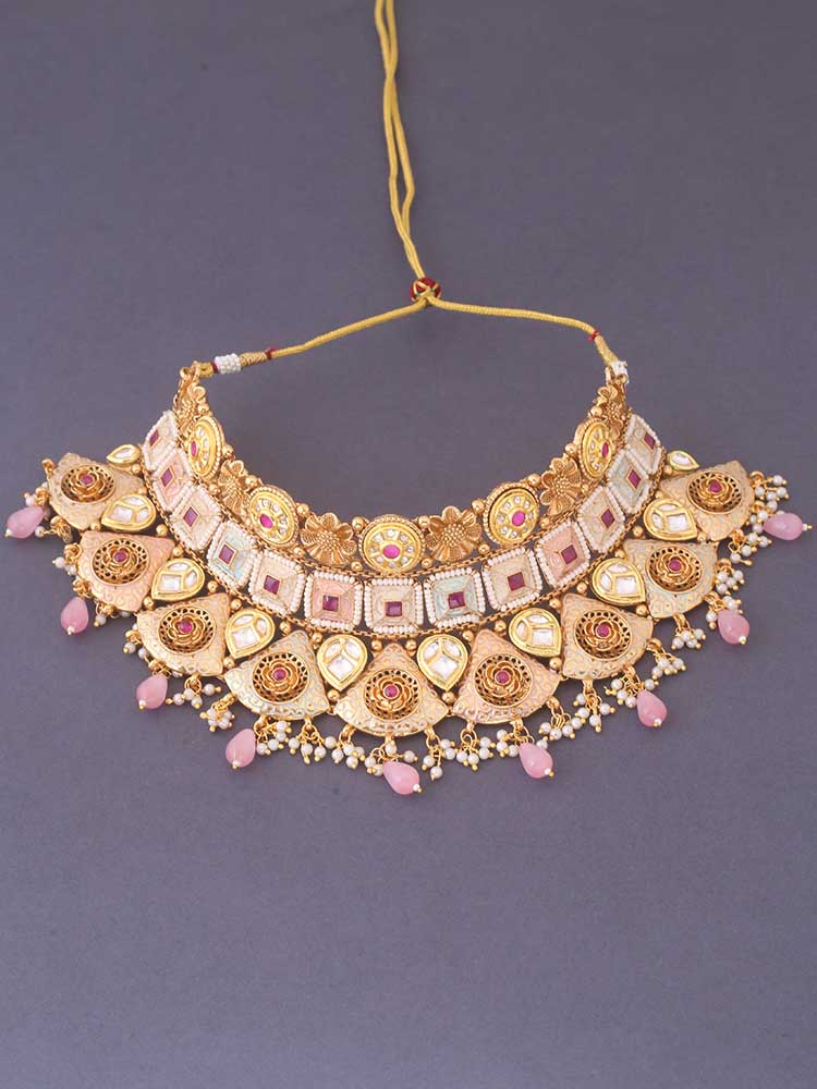 BLUSH ABHIJISHYA BRIDAL JEWELLERY SET