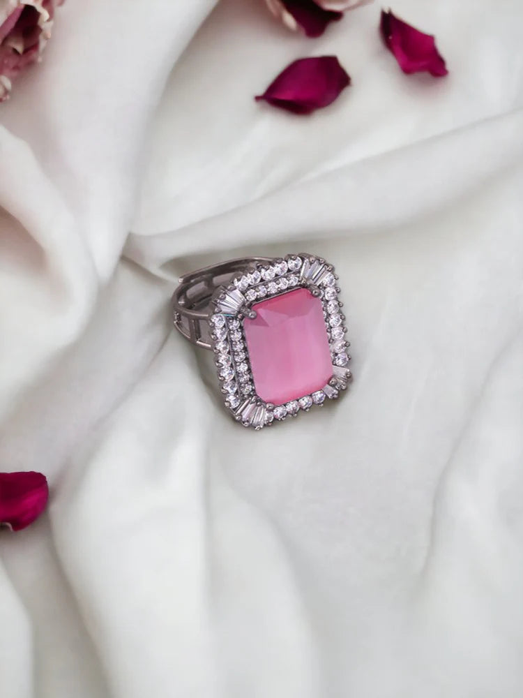 BLUSH GLYKERIA ADJUSTABLE RING