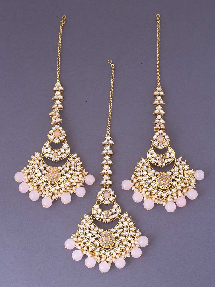 BLUSH SUPRIYA MAANG TIKKA SET