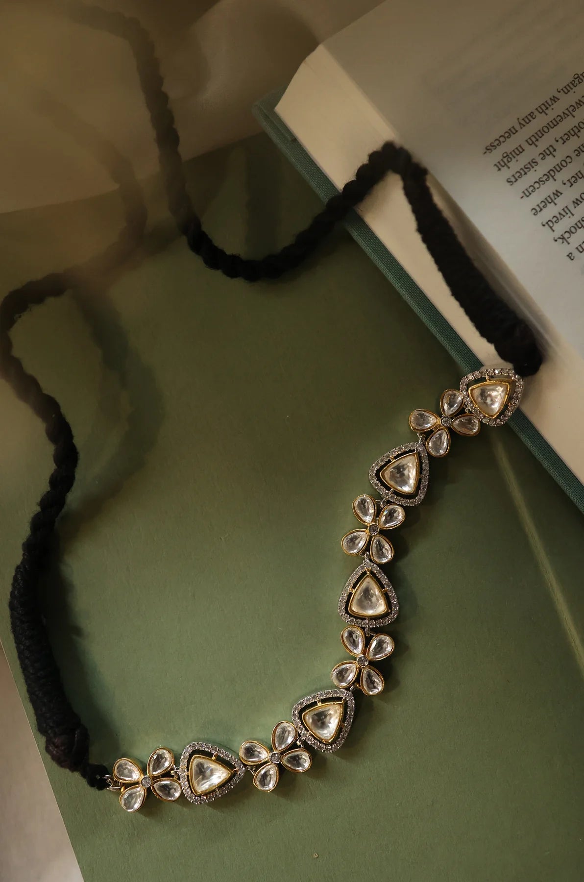 Juniper Victorian Polki Choker Necklace