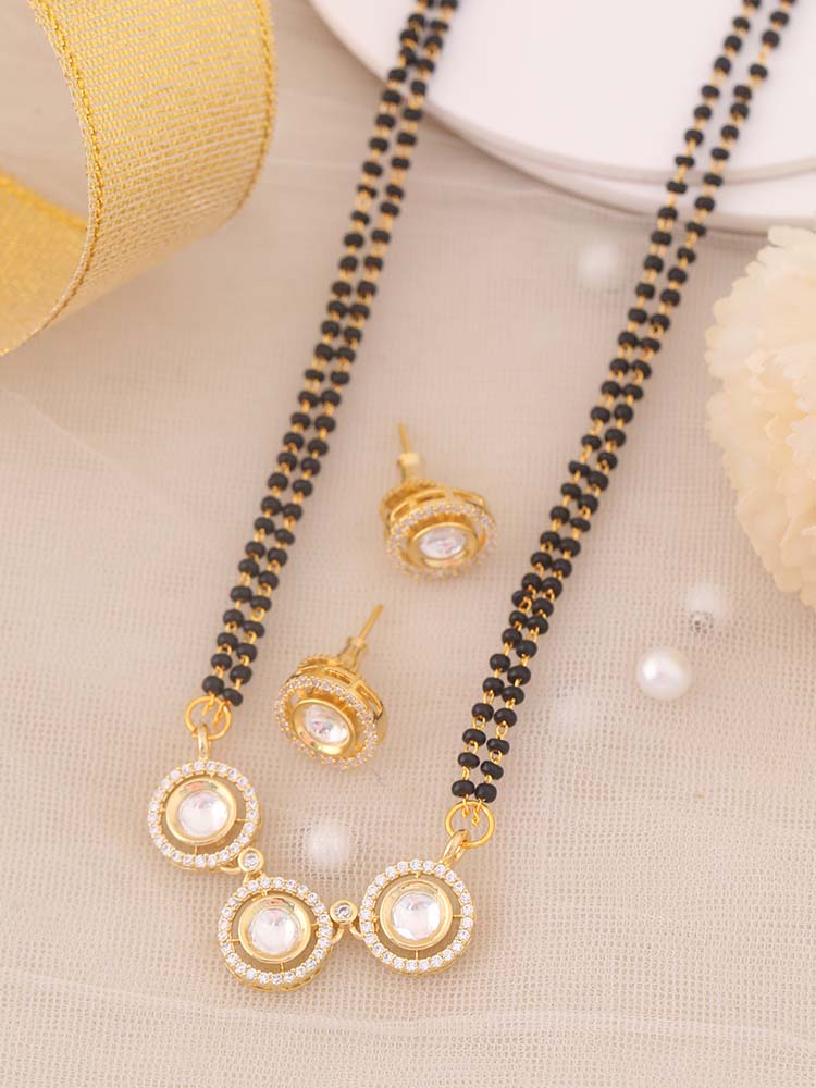 GOLDEN CLAIRE MANGALSUTRA SET