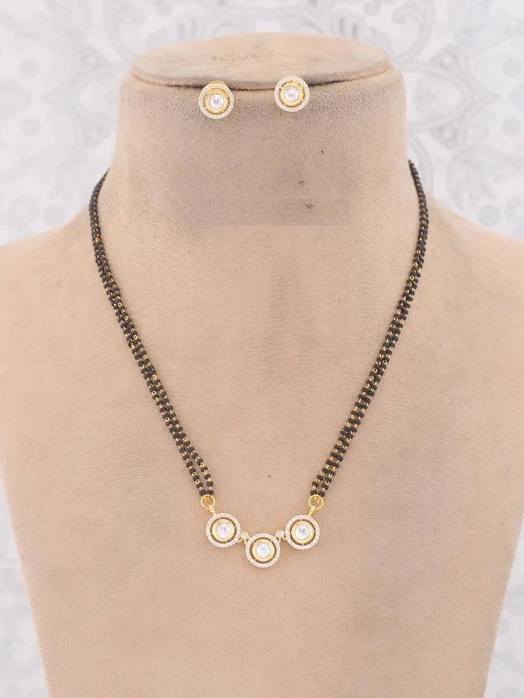 GOLDEN CLAIRE MANGALSUTRA SET