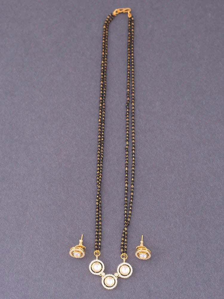 GOLDEN CLAIRE MANGALSUTRA SET