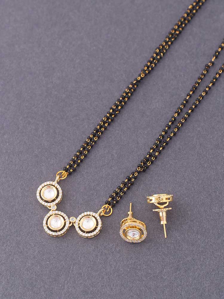 GOLDEN CLAIRE MANGALSUTRA SET