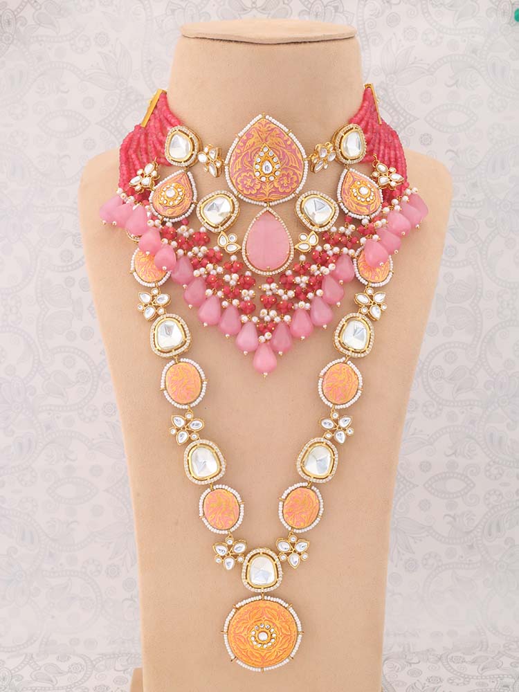 CORAL KRUTIKA JEWELLERY SET