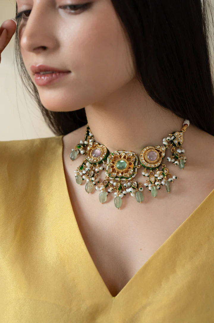 Chaya Kundan Necklace Set