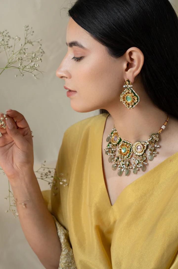 Chaya Kundan Necklace Set