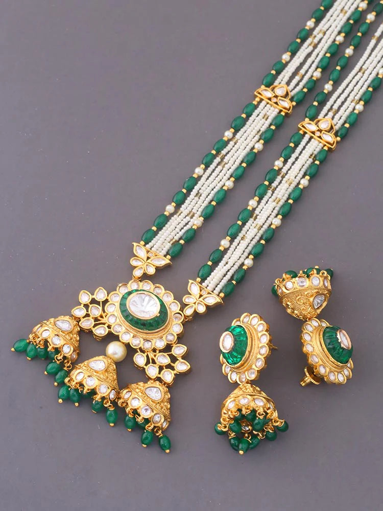 EMERALD AALIAH JEWELLERY SET