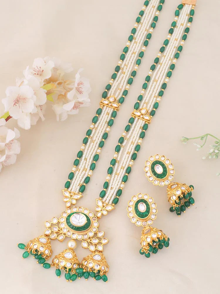 EMERALD AALIAH JEWELLERY SET