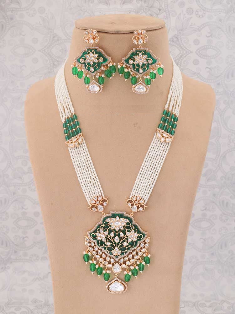 EMERALD CARIC JEWELLERY SET