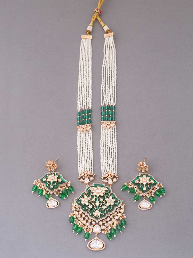 EMERALD CARIC JEWELLERY SET