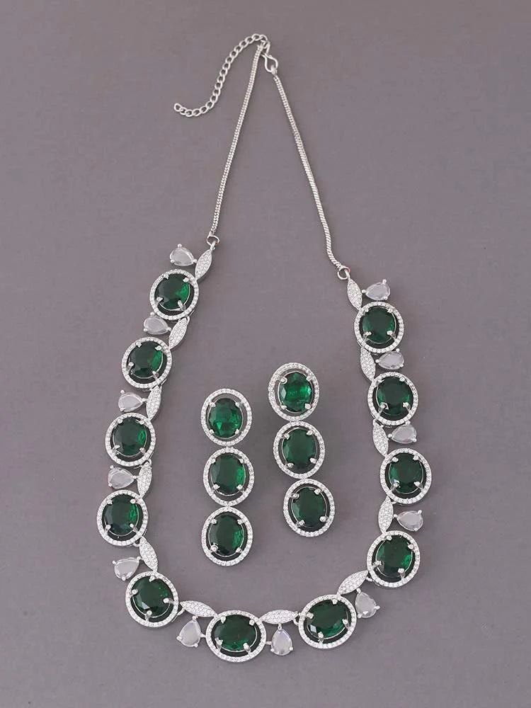 EMERALD FAITH ZIRCONIA JEWELLERY SET