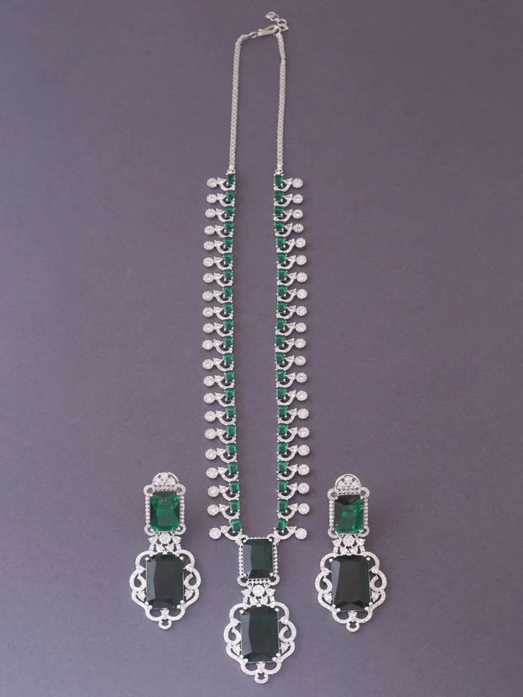 EMERALD ORLAITH ZIRCONIA JEWELLERY SET