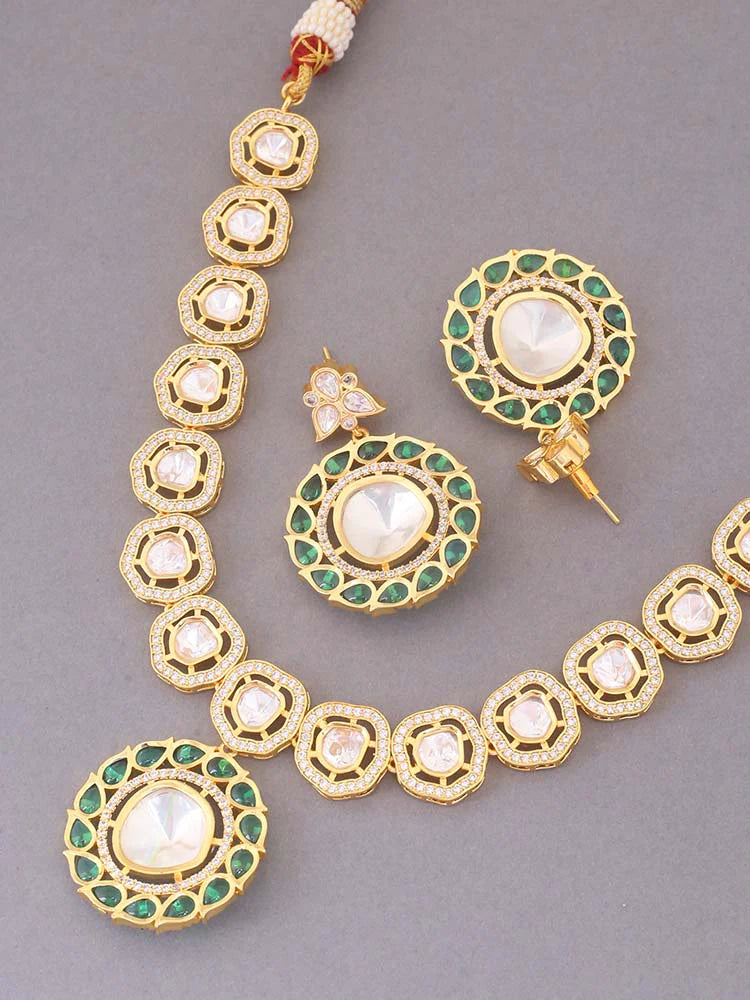 EMERALD SARAH ZIRCONIA JEWELLERY SET