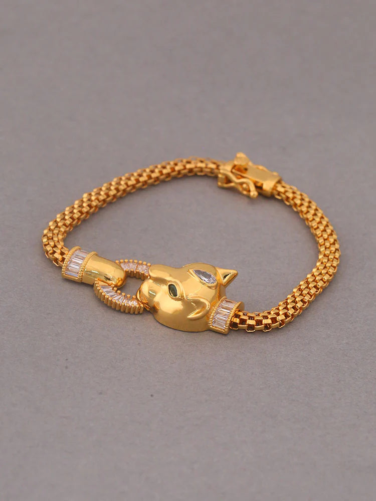 GOLDEN CHEETAH ZIRCONIA BRACELET