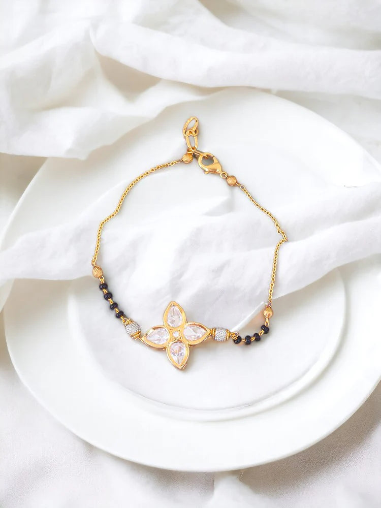 GOLDEN FALGUNI MANGALSUTRA BRACELET