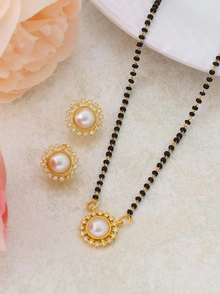 GOLDEN IRINA MANGALSUTRA SET