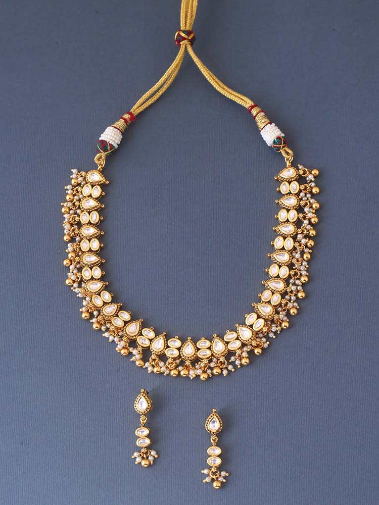 Golden Kannika Antique Jewellery Set