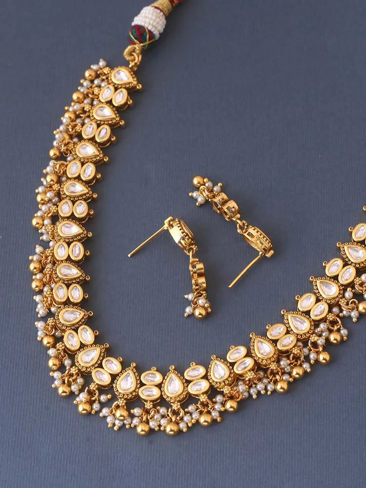 Golden Kannika Antique Jewellery Set