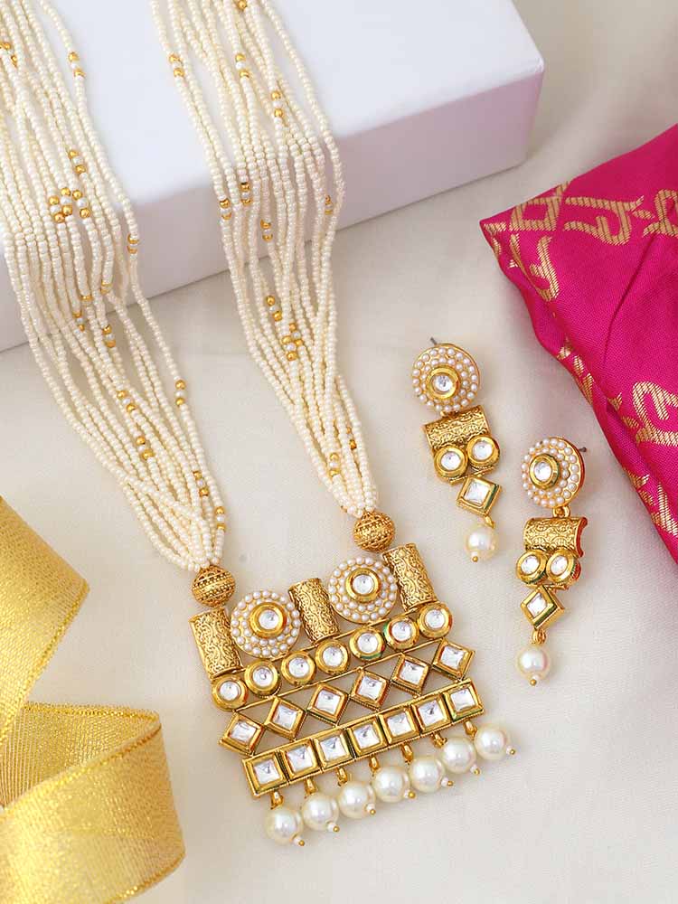 GOLDEN MEKHALA JEWELLERY SET