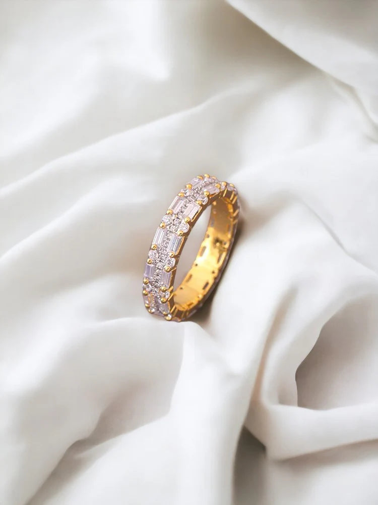 GOLDEN RIDHI ZIRCONIA RING