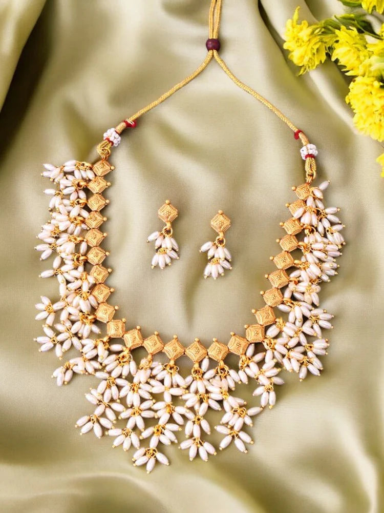 Golden Shakti Antique Jewellery Set