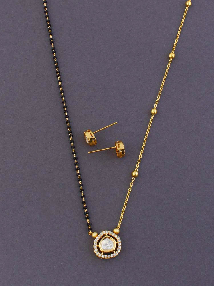 GOLDEN WAJIHA MANGALSUTRA SET