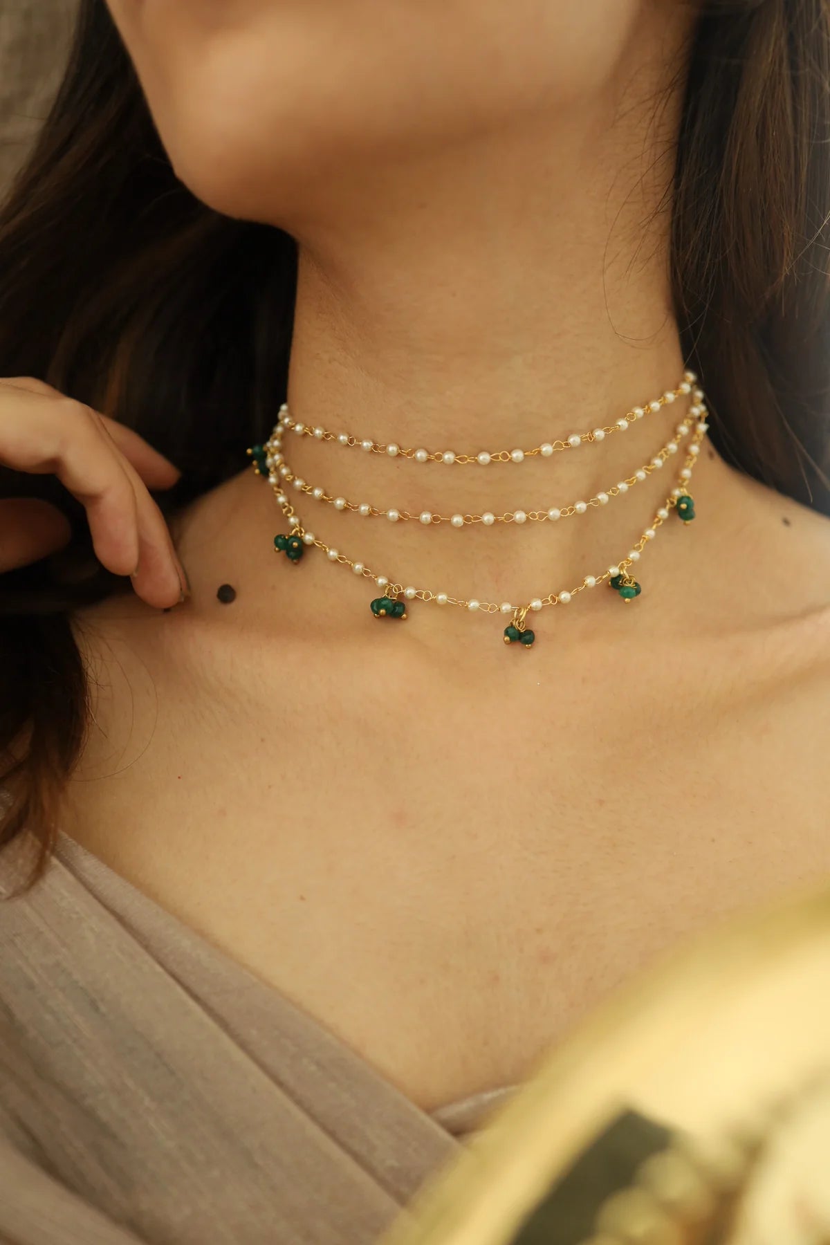 Ovah Green Necklace