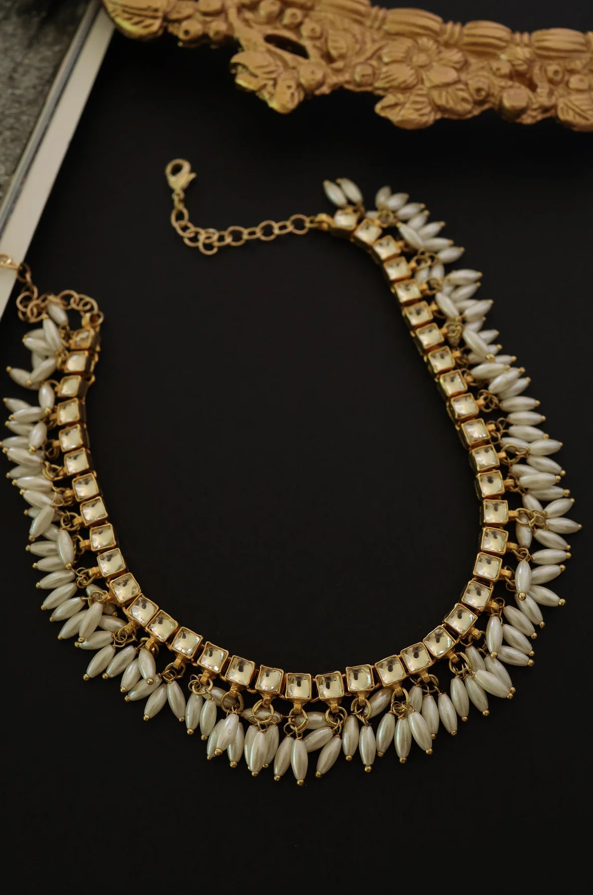 Wamika Kundan And Pearl Necklace