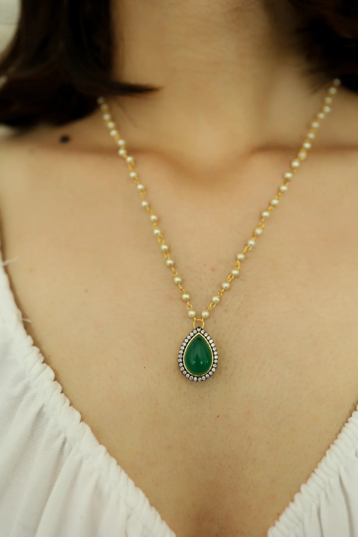 Arinai Green Necklace