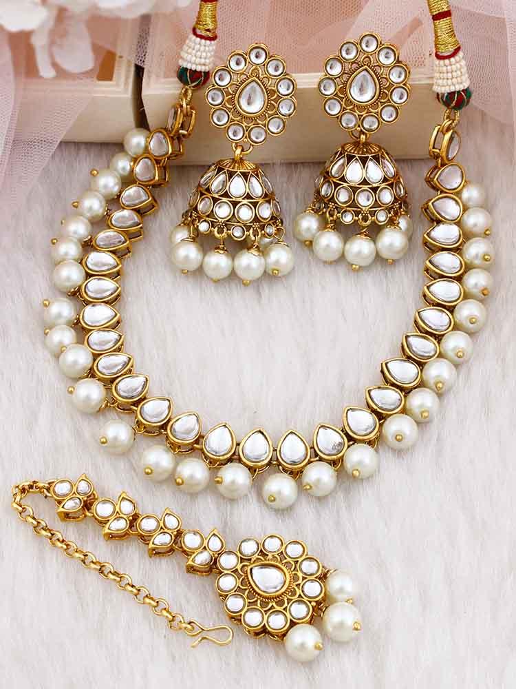 IVORY AARADHYA JEWELLERY SET