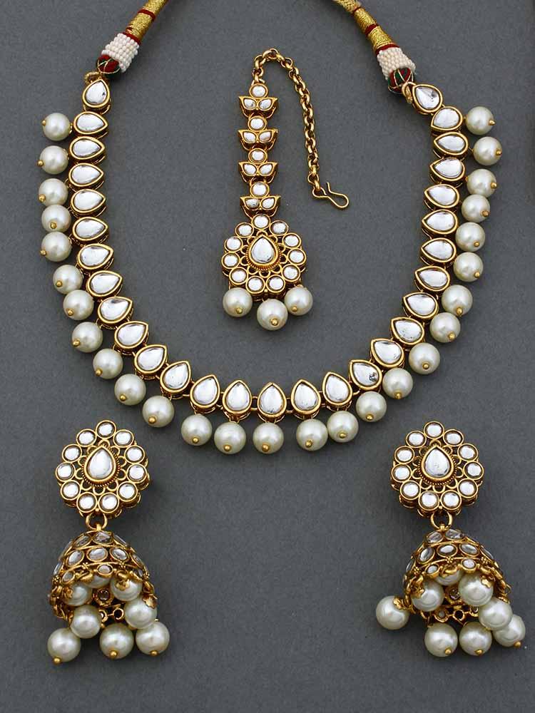 IVORY AARADHYA JEWELLERY SET