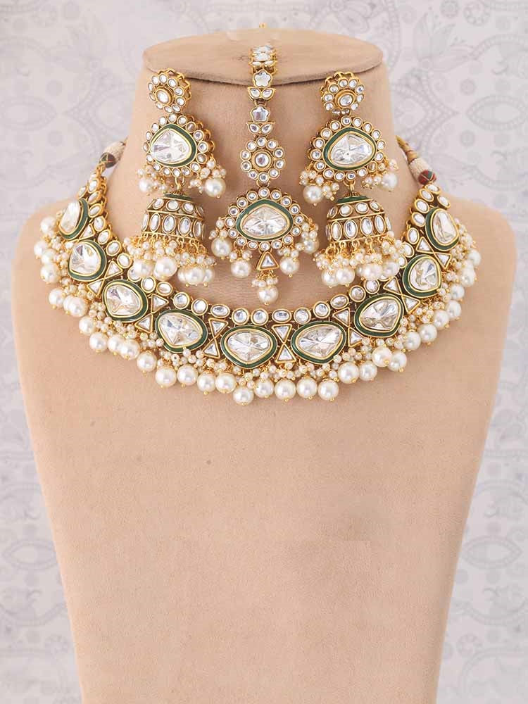 IVORY INDRANI JEWELLERY SET