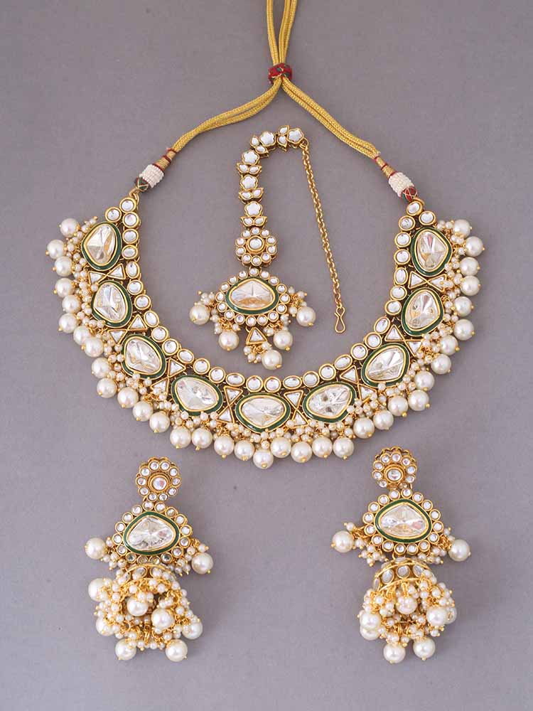 IVORY INDRANI JEWELLERY SET