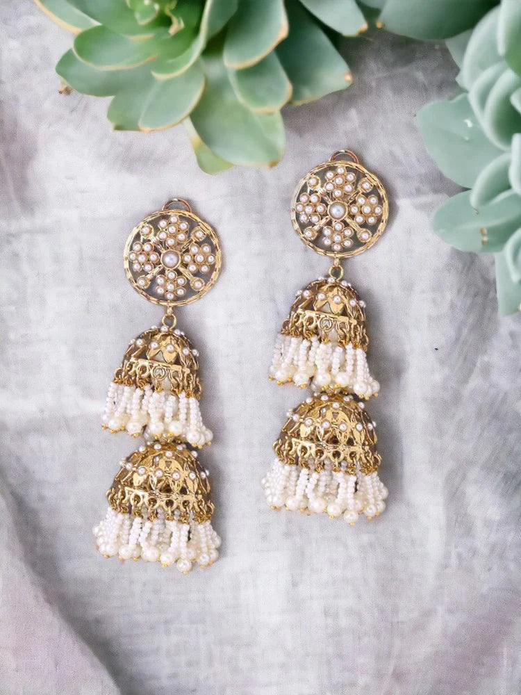 IVORY ZOYA JHUMKIS